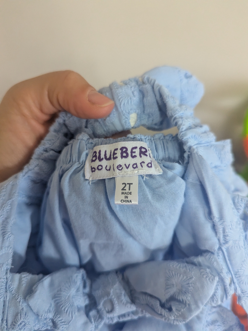 Blueberi Boulevard Baby Blue Eyelet Sundress